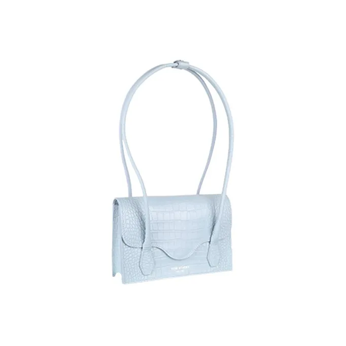 YESE STUDIO Calfskin Handbag Shoulder Bag Mini Women's Blue-1