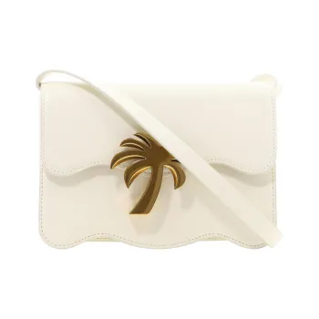 PALM ANGELS Calfskin Crossbody Bag Shoulder Bag Women's White
