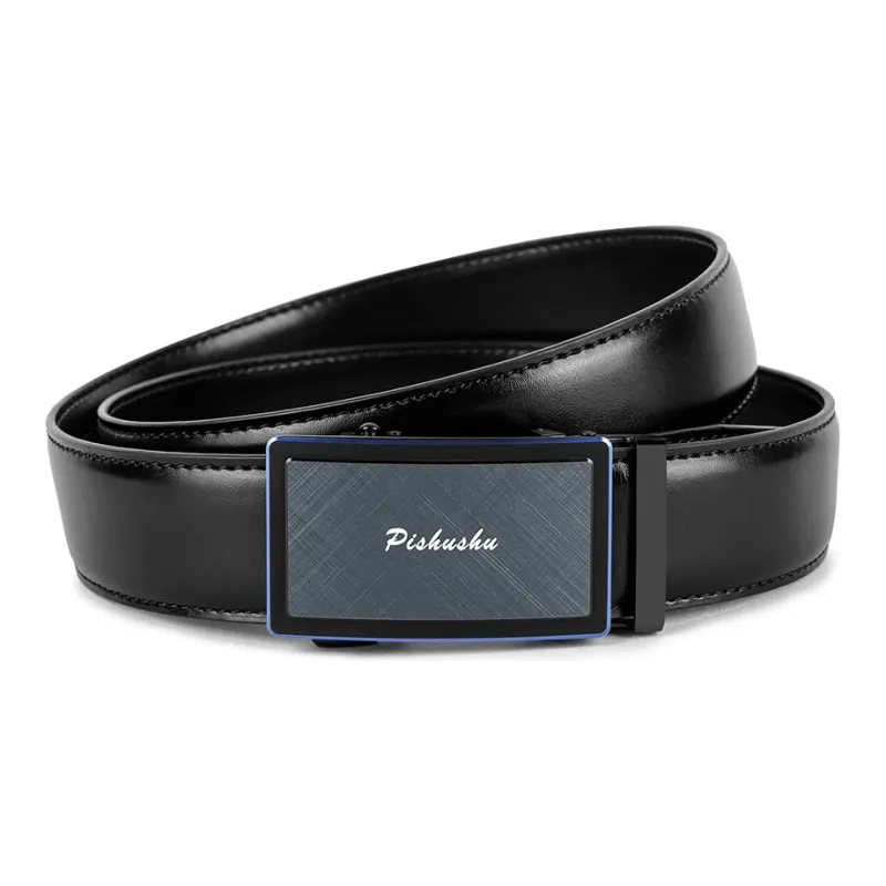 PISHUSHU Leather Belts Men-4