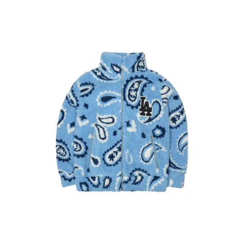 MLB Velvet Jackets Unisex Light Blue