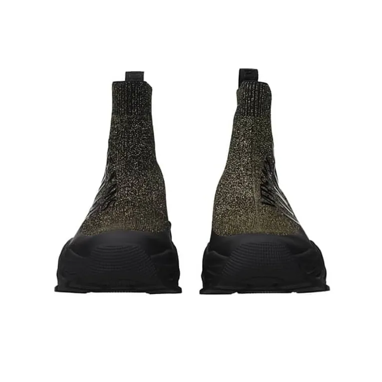 VERSACE JEANS Couture Shock Absorbers High Top Sports Casual Shoes Women's Black-2