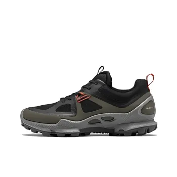 Ecco Striding C Abrasion Resistant Breathable Low Top Hiking Shoes Men's Olive Green