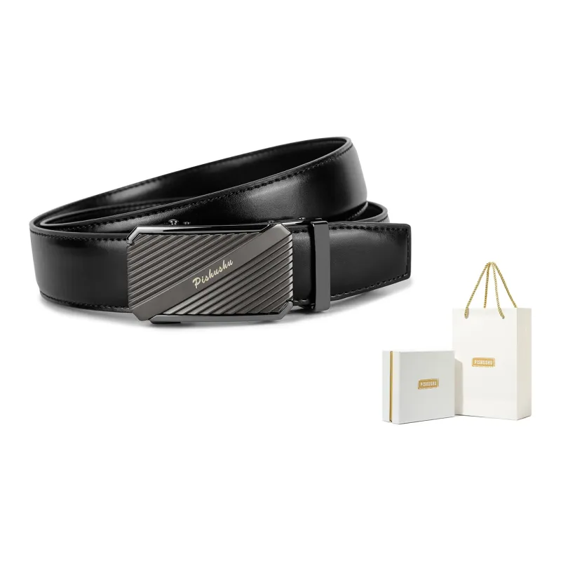 PISHUSHU Leather Belts Men-0