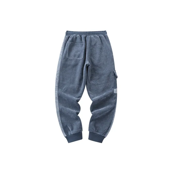 LAMLICKA Jogger Thickened Casual Pants Unisex Blue-1