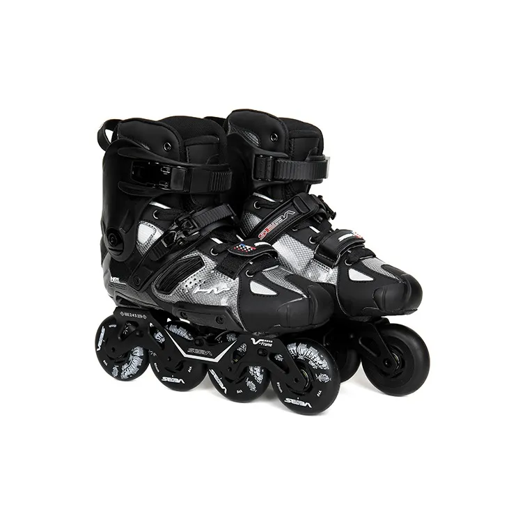 Michael Inline Skates Rocking Chair Style Casual Shoes Figure Roller Skates Unisex 80mm 4mm Black Gray Blue-1