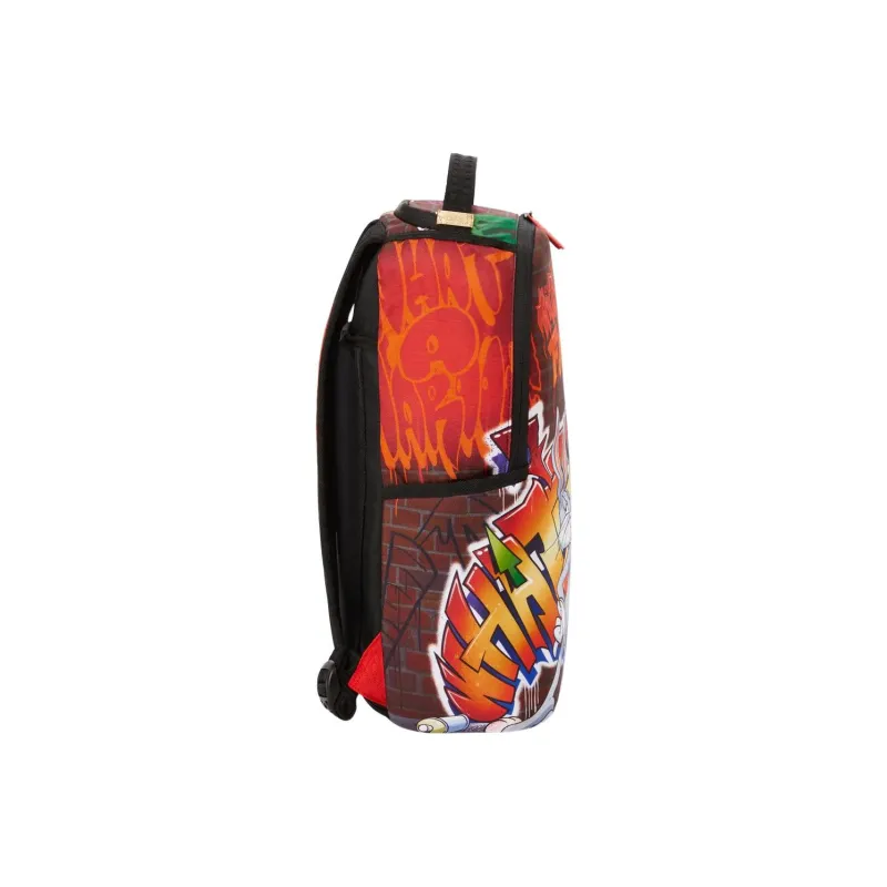SPRAYGROUND Polyester Backpack Regular Unisex Orange/Gray-2