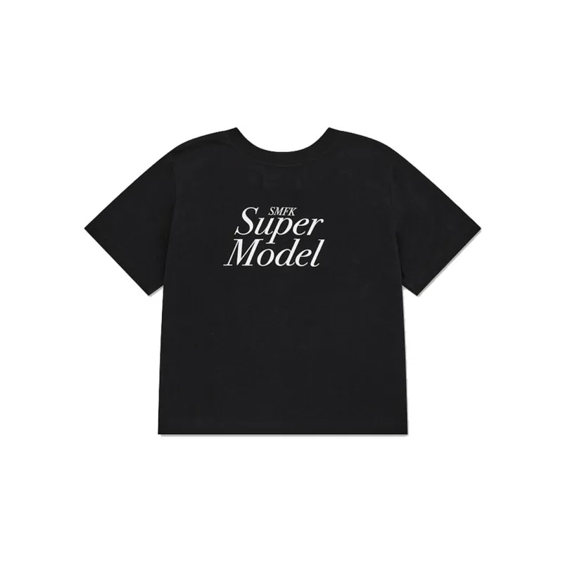 SMFK X Wonderland T Shirt Women's Midnight Black-1