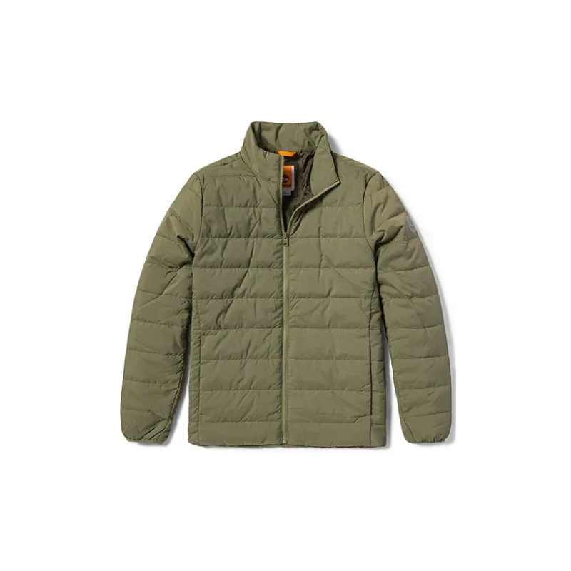 Timberland Puffer Jackets Men Luggage Bag Green-3