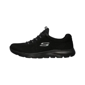Skechers Summits Cool Classic Anti Slip Wear Resistant Low Top Sports Casual Shoes Women's Black