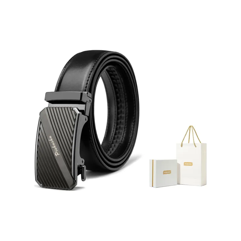 PISHUSHU Leather Belts Men-5