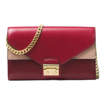 MICHAEL KORS Sloan Leather Envelope Bag Shoulder Bag Crossbody Bag Regular Women's Red