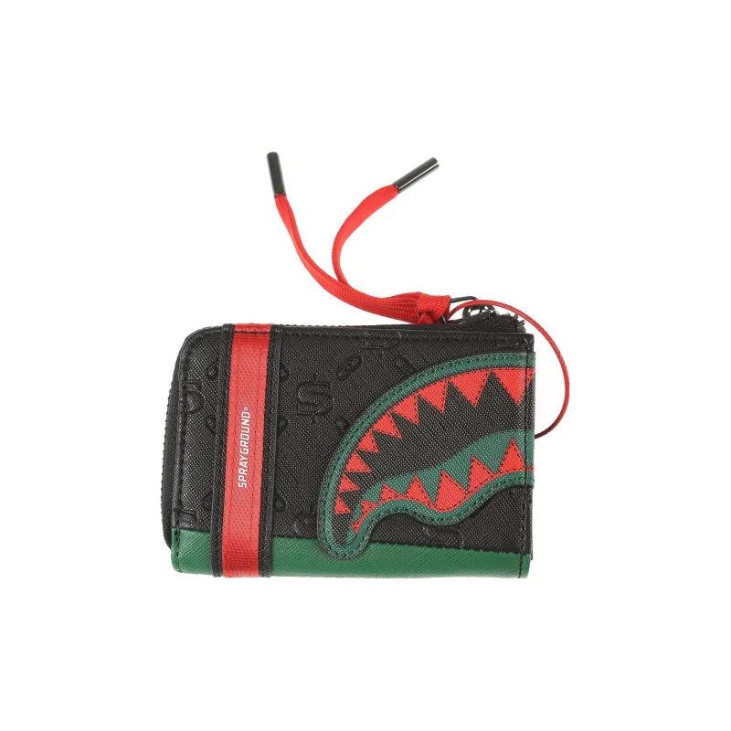 SPRAYGROUND Polyester Wallet Men's Black/Red-1