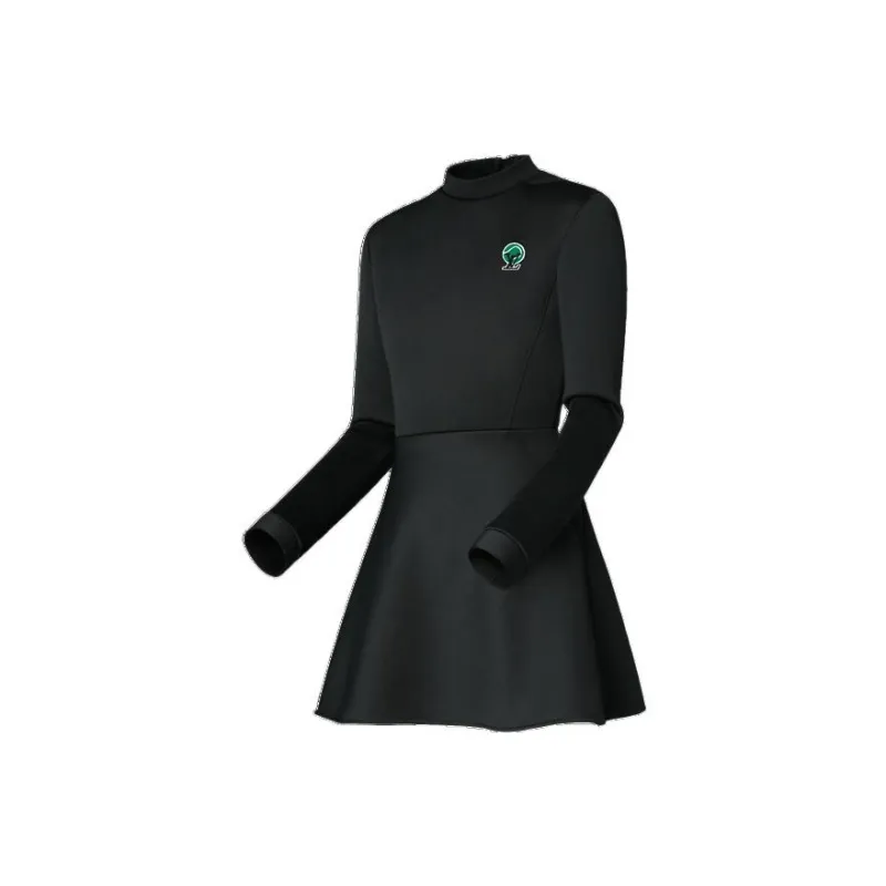LOUIS VUITTON FW22 Long Sleeved Dress Women's Black-1