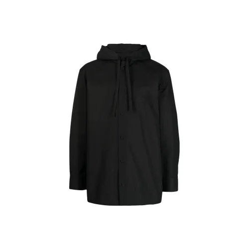 JIL SANDER Hooded Lightweight Cotton Jacket