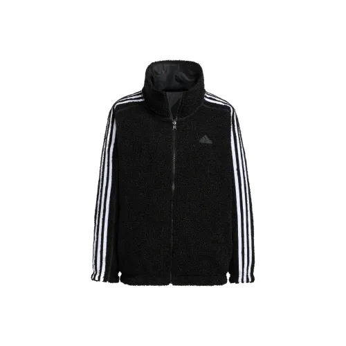 Adidas Velvet Jackets Women's Black