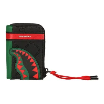 SPRAYGROUND Polyester Wallet Men's Black/Red