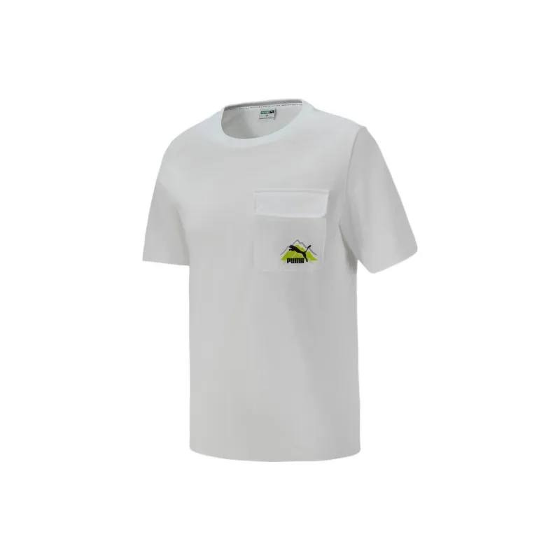 PUMA CAMPING T Shirt Men's White-0