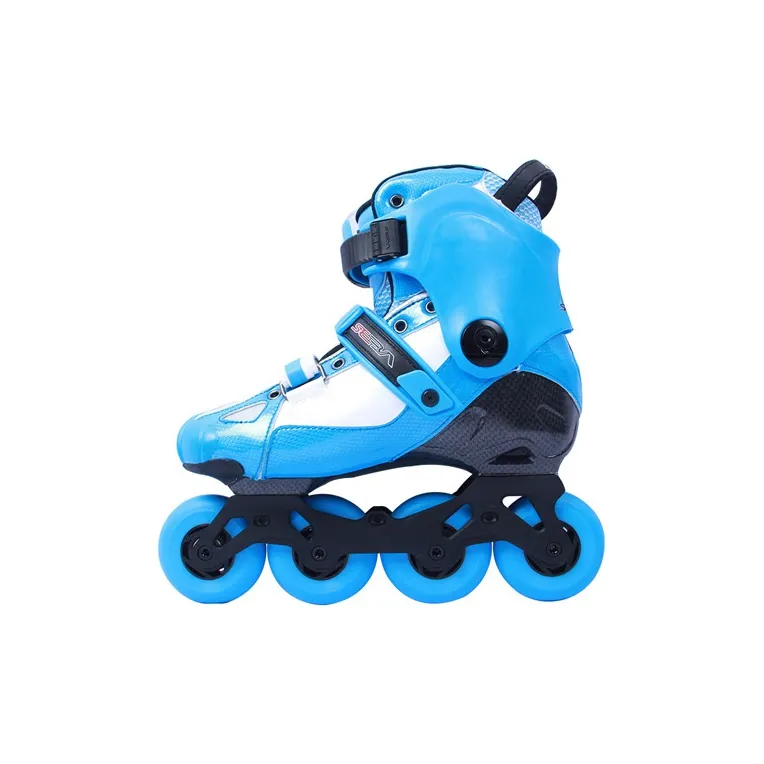 Michael Inline Skates Rocking Chair Style Casual Shoes Figure Roller Skates Unisex 80mm 4mm Black Gray Blue-3