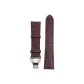 22# Brown Butterfly Clasp Strap (Steel Buckle)
