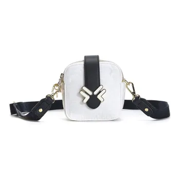 FILA Polyurethane Crossbody Bag Small Size Women's Standard White