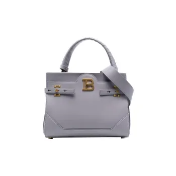 BALMAIN Log Plaque Top Handle Bag
