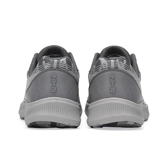 DO WIN Journey To The Second Generation Cushioning Anti Slip And Wear Resistant Low Top Running Shoes Unisex Gray-2