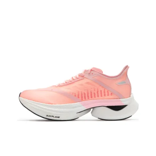 361° Speeding Running Shoes Men Low-Top Luminescent Lacquer Powder/Bubble Gum Pink