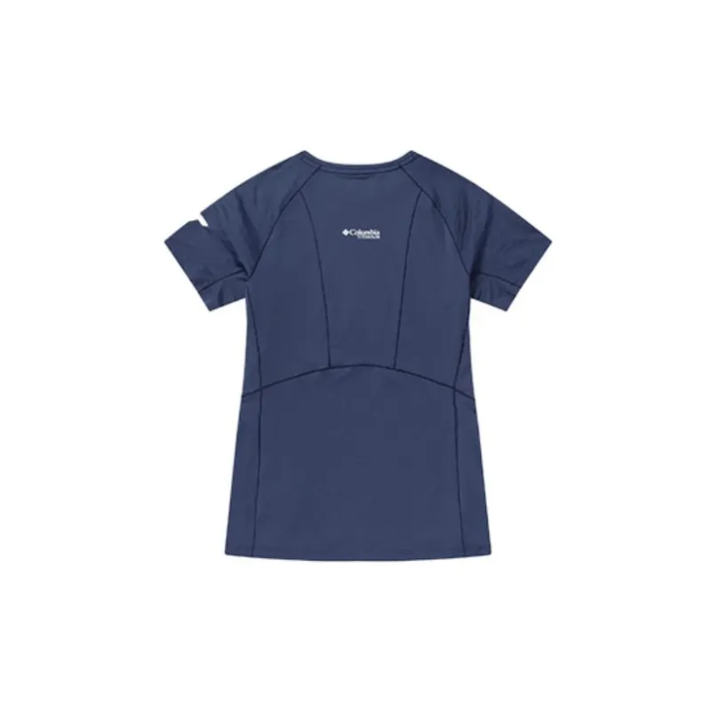 Columbia Raglan Sleeve T-Shirt Women's Blue-1