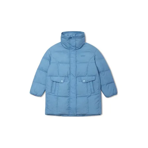 Levis Down Jackets Women's Blue