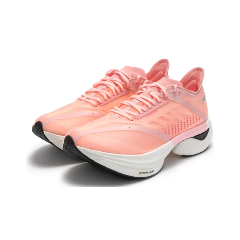 361° Speeding Cushioning, Slip Resistant, Abrasion Resistant, Lightweight, Rebound Low Top Running Shoes Men's Pink-3