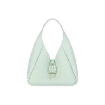 GIVENCHY G-Hobo Calfskin Handbag Mini Women's Light Green