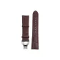 20# Brown Butterfly Clasp Strap (Steel Color Buckle)