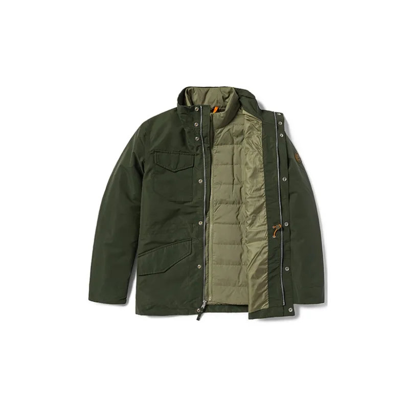 Timberland Puffer Jackets Men Luggage Bag Green-4