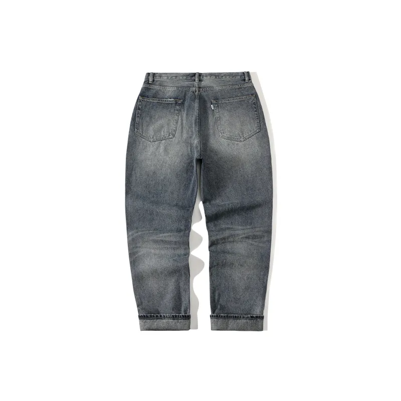 TEKABLU Baggy Pants Jeans Men's Denim Blue-1