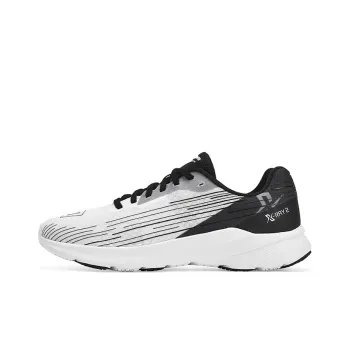 DO WIN Cushioning Anti Slip Wear Resistant Breathability Low Top Casual Running Shoes Unisex Black White