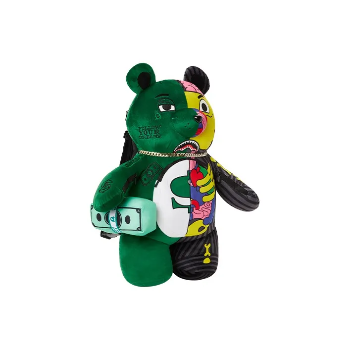 SPRAYGROUND Fabric Backpack Regular Unisex Green/Black-1
