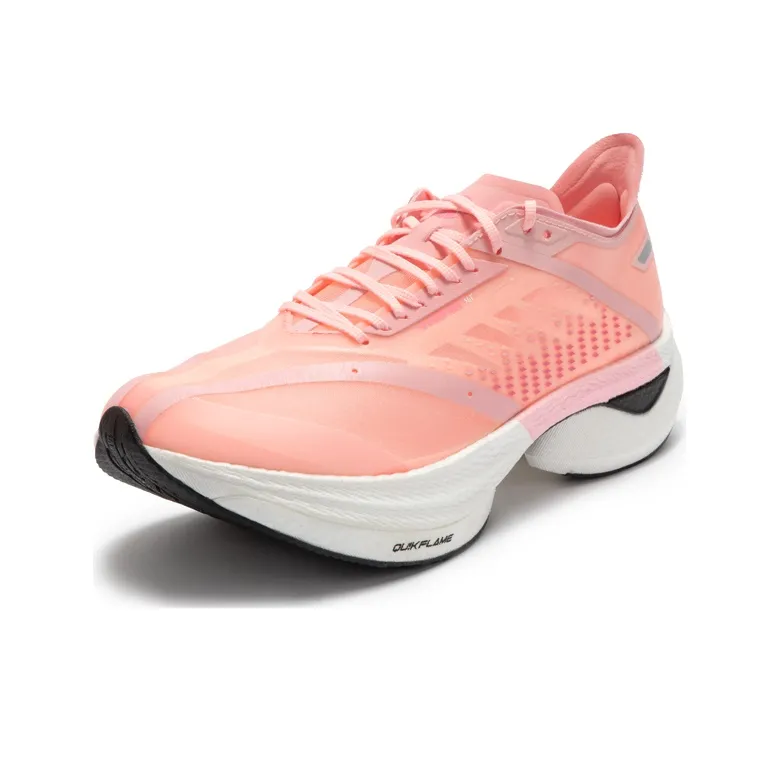 361° Speeding Cushioning, Slip Resistant, Abrasion Resistant, Lightweight, Rebound Low Top Running Shoes Men's Pink-2