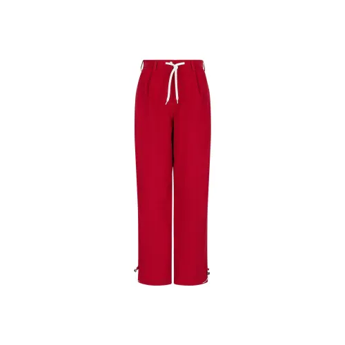 EMPORIO ARMANI Sustainable Collection Casual Pants Women's Red