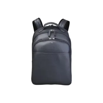 MONTBLANC Meisterstuck Cow Leather Backpack Small Size Men's Gray