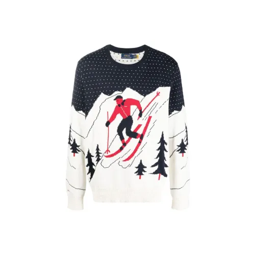 Polo Ralph Lauren Sweaters Men Ivory White