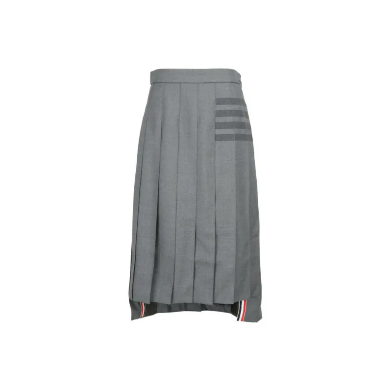 THOM BROWNE Casual Long Skirts Women's Dark Gray-1