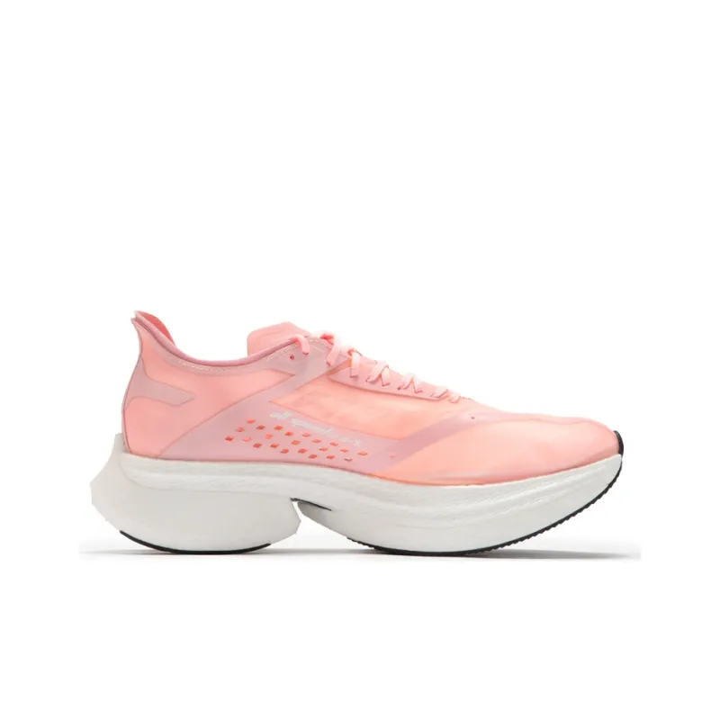 361° Speeding Cushioning, Slip Resistant, Abrasion Resistant, Lightweight, Rebound Low Top Running Shoes Men's Pink-1