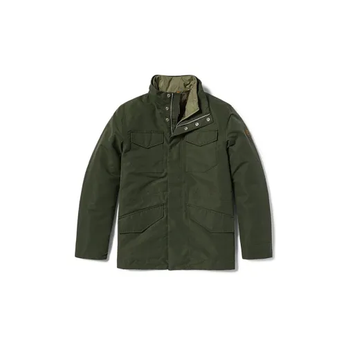 Timberland Puffer Jackets Men Suitcase Green