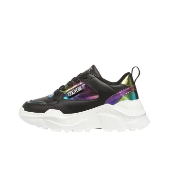 VERSACE JEANS Low Top Casual Shoes Women's Black