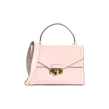 MICHAEL KORS Kinsley Leather Shoulder Bag Crossbody Bag Handbag Medium Size Women's Pink