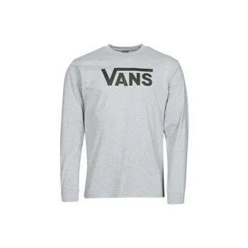 Vans CLASSIC LS T Shirts Men Gray