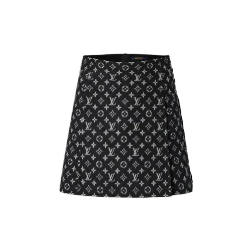 LOUIS VUITTON Casual Short Skirts Women's Black