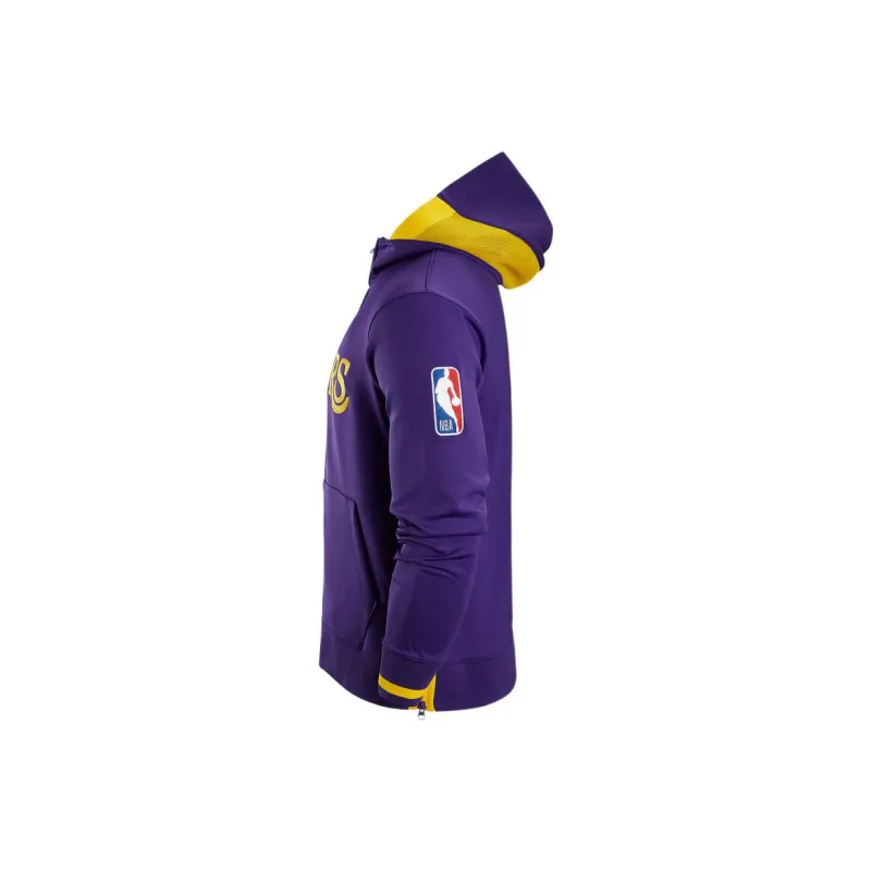 Nike Nba Los Angeles Lakers Home Showtime Dri Fit Full Zip Hoodie-2
