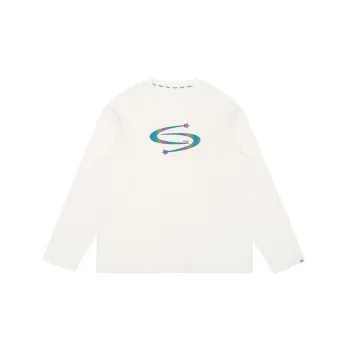 PROS BY CH Long Sleeved T Shirt Unisex Ivory White