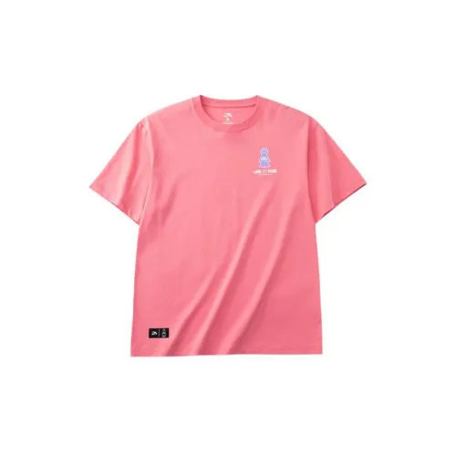 Anta Life Collection T Shirt Unisex Pink